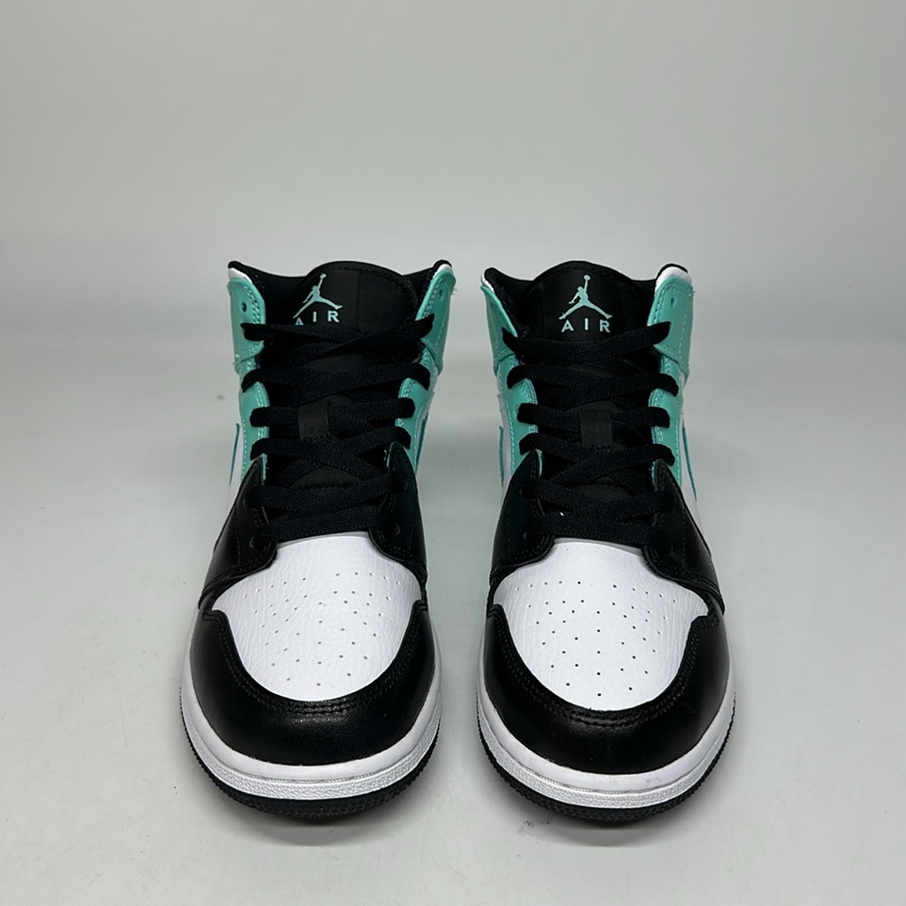 USED Youth Nike Air Jordan 1 Mid Tropical Twist Black Shoes 554725-132 (GS) - Picture 5 of 8